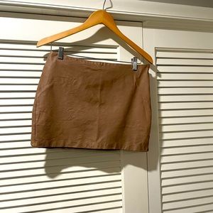 Haute Hippie Calf Skin Skirt